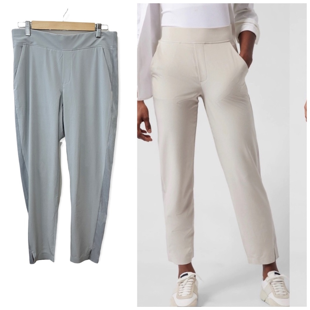Athleta Brooklyn Ankle Pant Light Grey Size 6